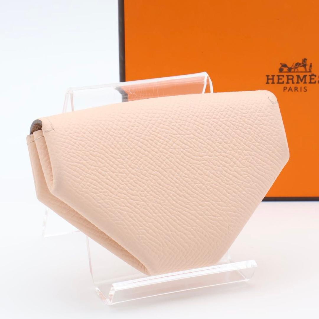 極美品】HERMES ルヴァンキャトル エプソン ピンク コインケース
