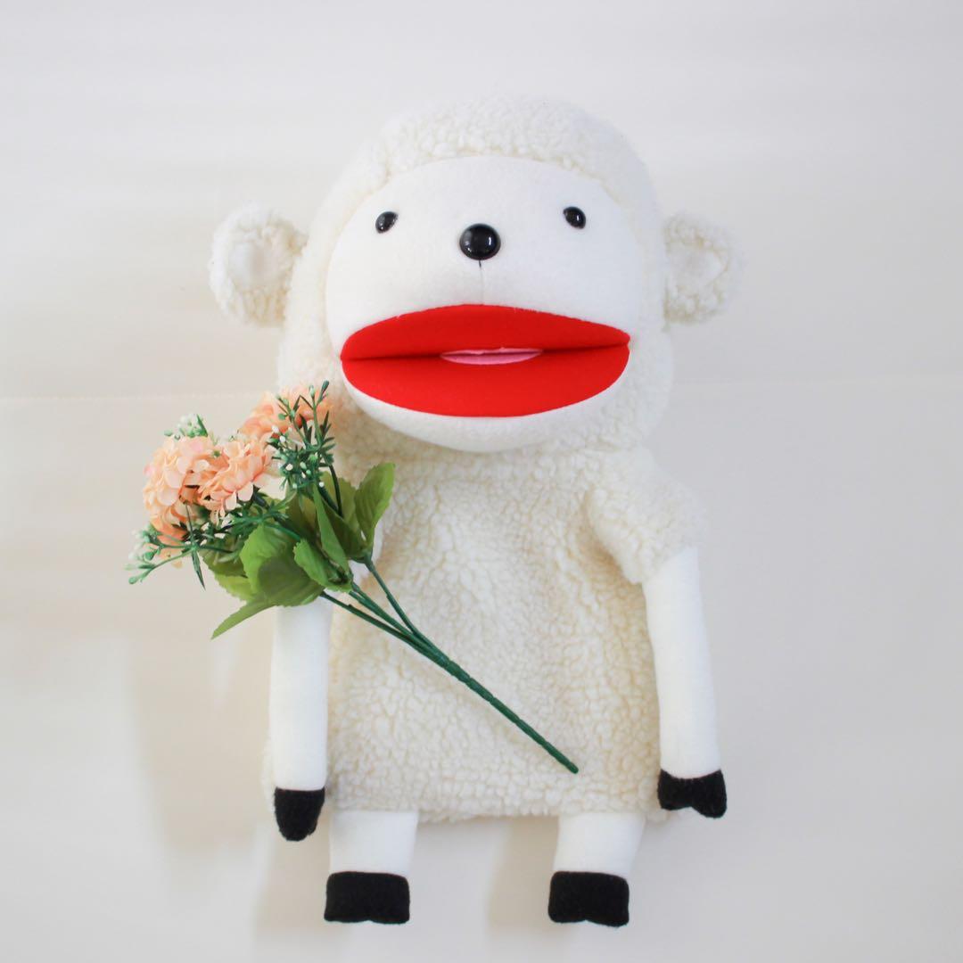 非売品】ヘーベルハウス ラム君 パペット ぬいぐるみ - メルカリ