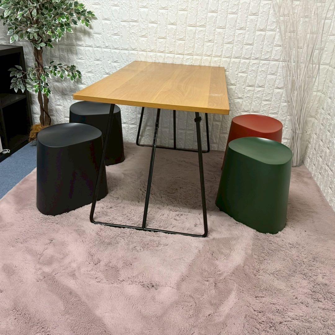 都内23区送料無料❗️ 無印良品 4人掛けダイニングセット✨