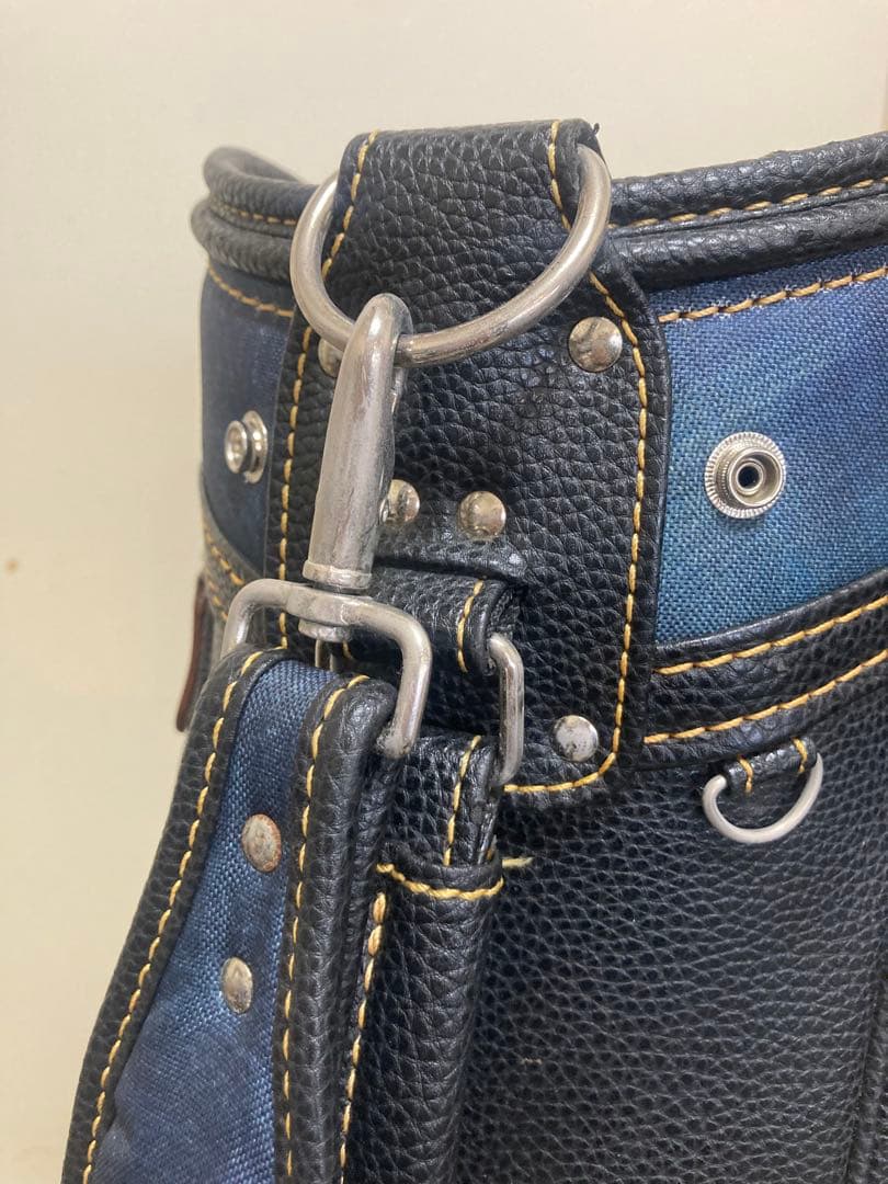 【しん】EDWIN GOLF デニム風キャディ• サブ•ボストンバッグ3点