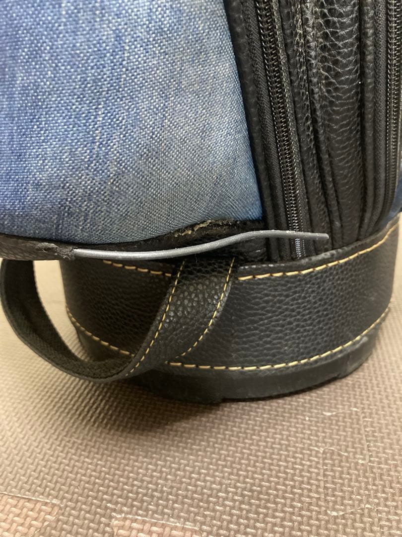 【しん】EDWIN GOLF デニム風キャディ• サブ•ボストンバッグ3点