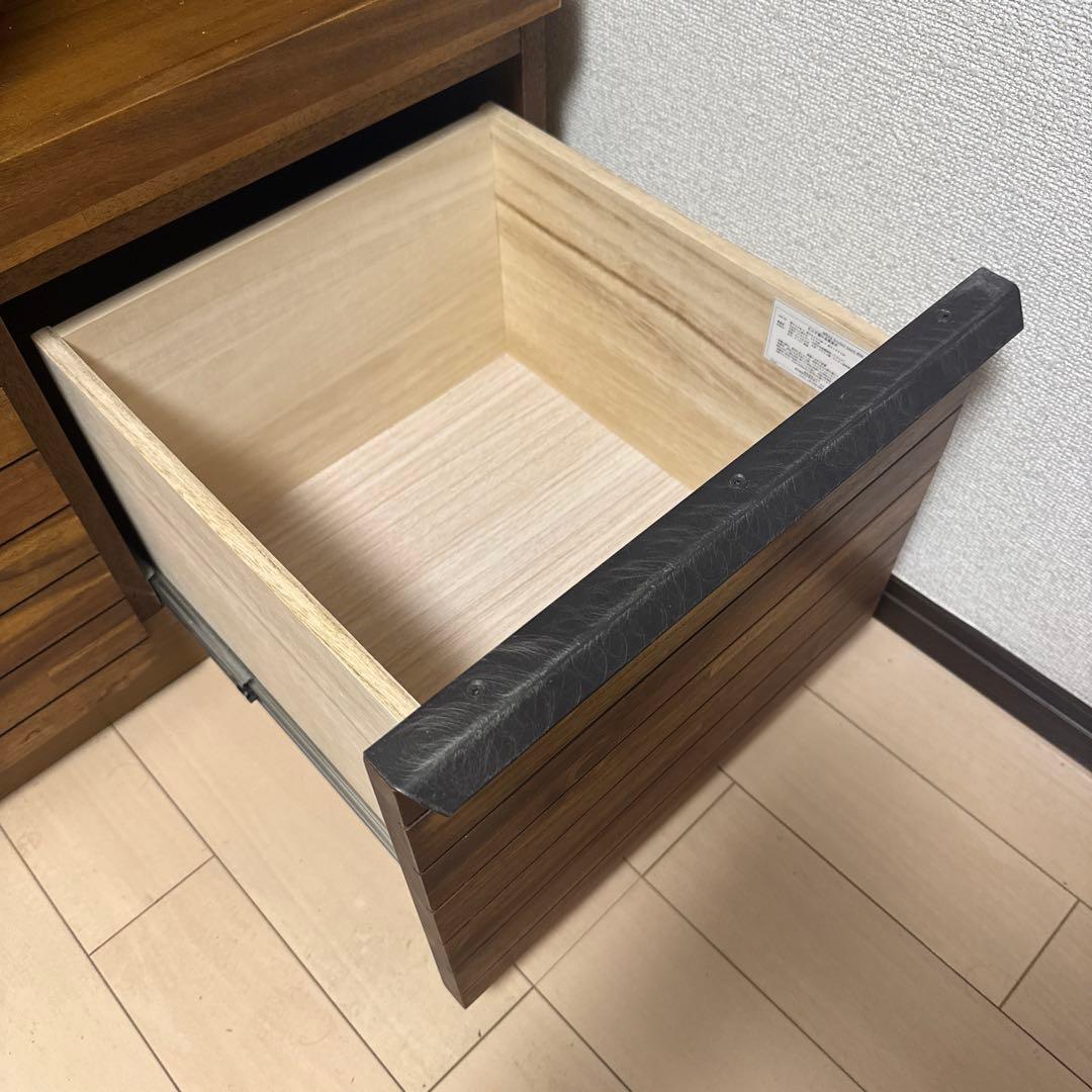 【ミミ】キッチンカウンター ブラウン 木製