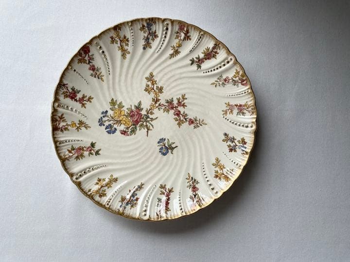 サルグミンヌリギデザートプレートフランスアンティーク