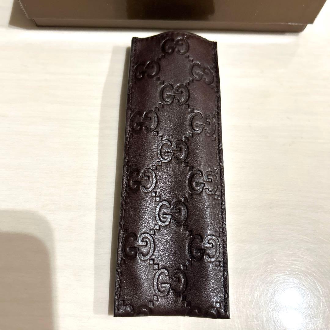 新品未使用 箱入りGUCCI グッチ シューズホーン 靴べら レザーケース付き