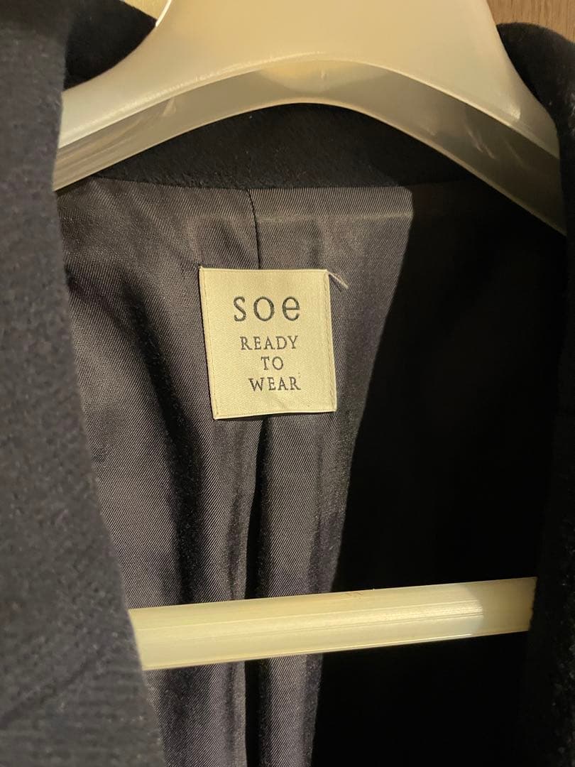 soe ready to wear 2018 ネイビー チェスターコート