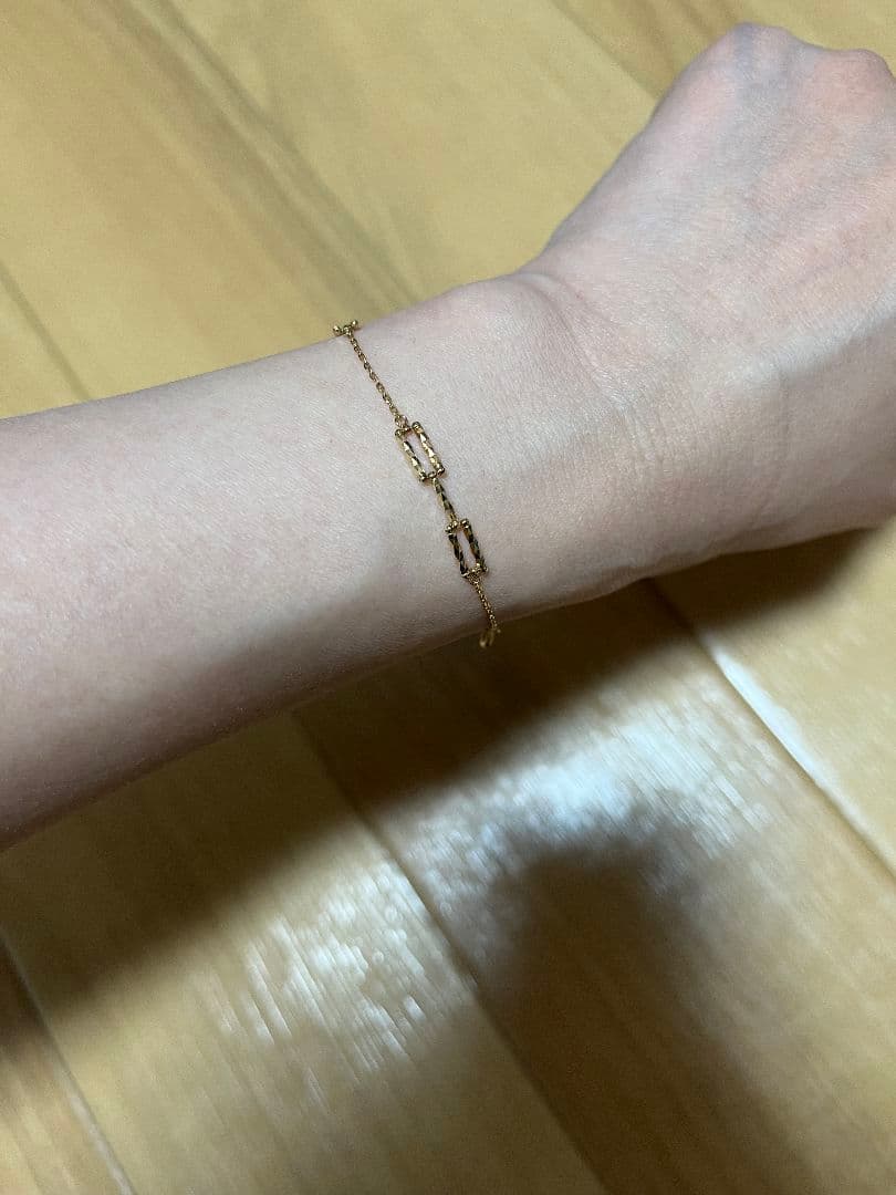 COCOSHNIK ゴールドチェーンブレスレット