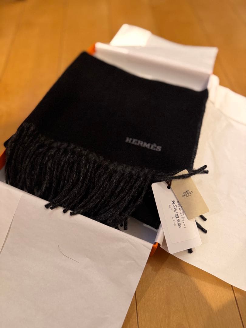 【専用】HERMES カシミヤマフラー レクトヴェルソ