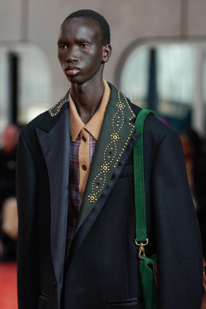 元旦限定価格】KOLOR(カラー)24AW スタッズウールジャケット グレー