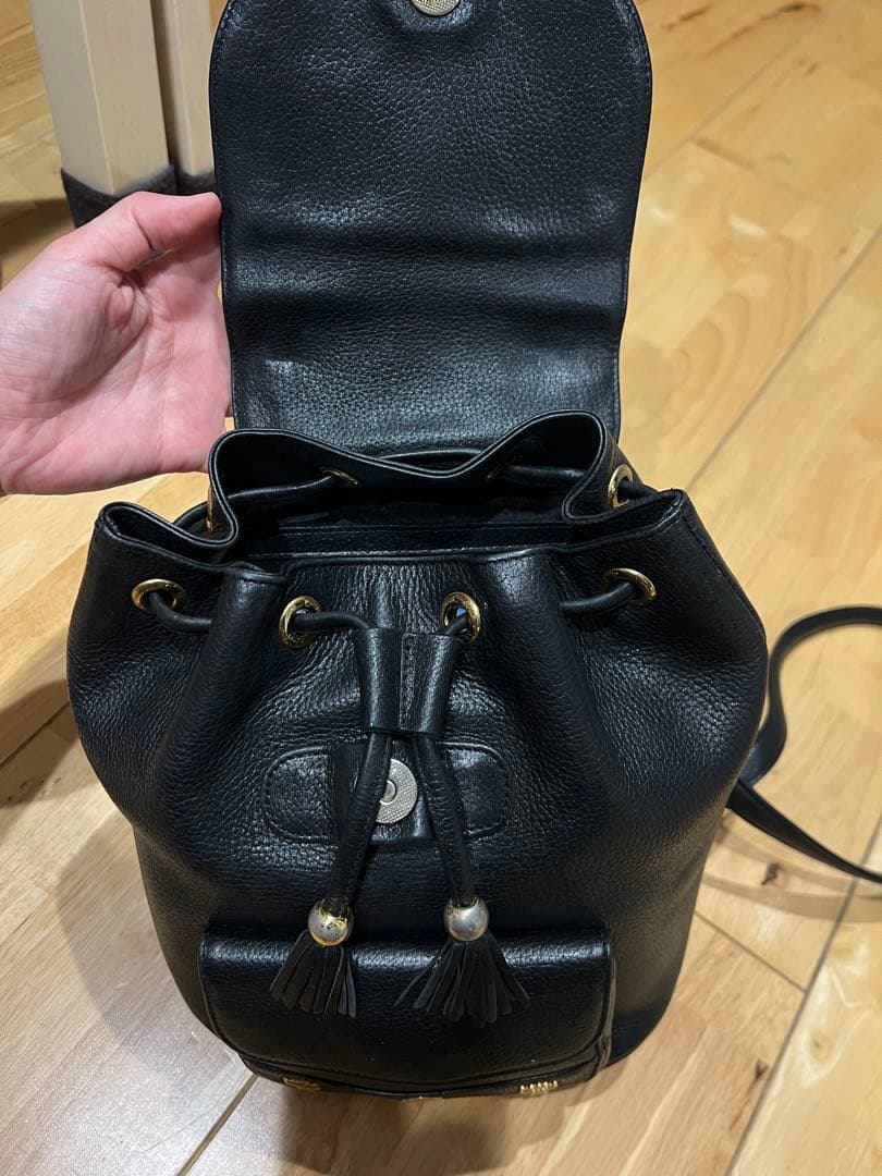 MCM ブラック リュック・バックパック