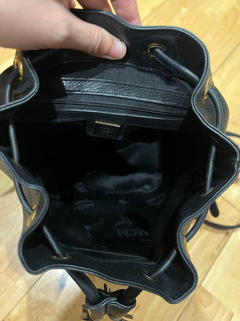 MCM ブラック リュック・バックパック