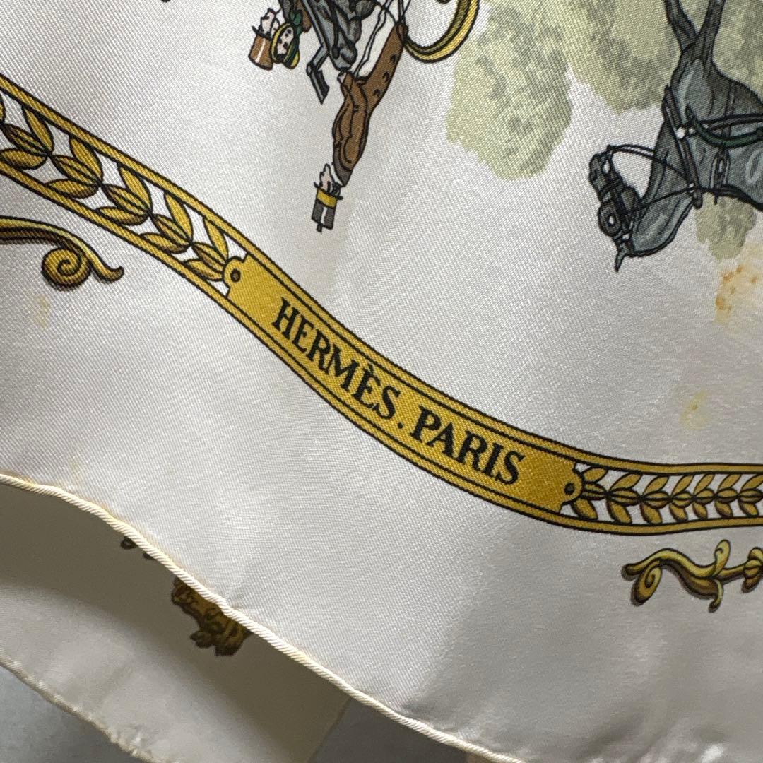 HERMES 大判スカーフ　USED