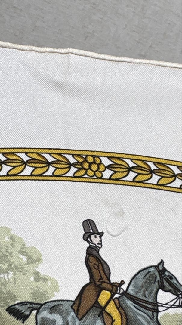 HERMES 大判スカーフ　USED