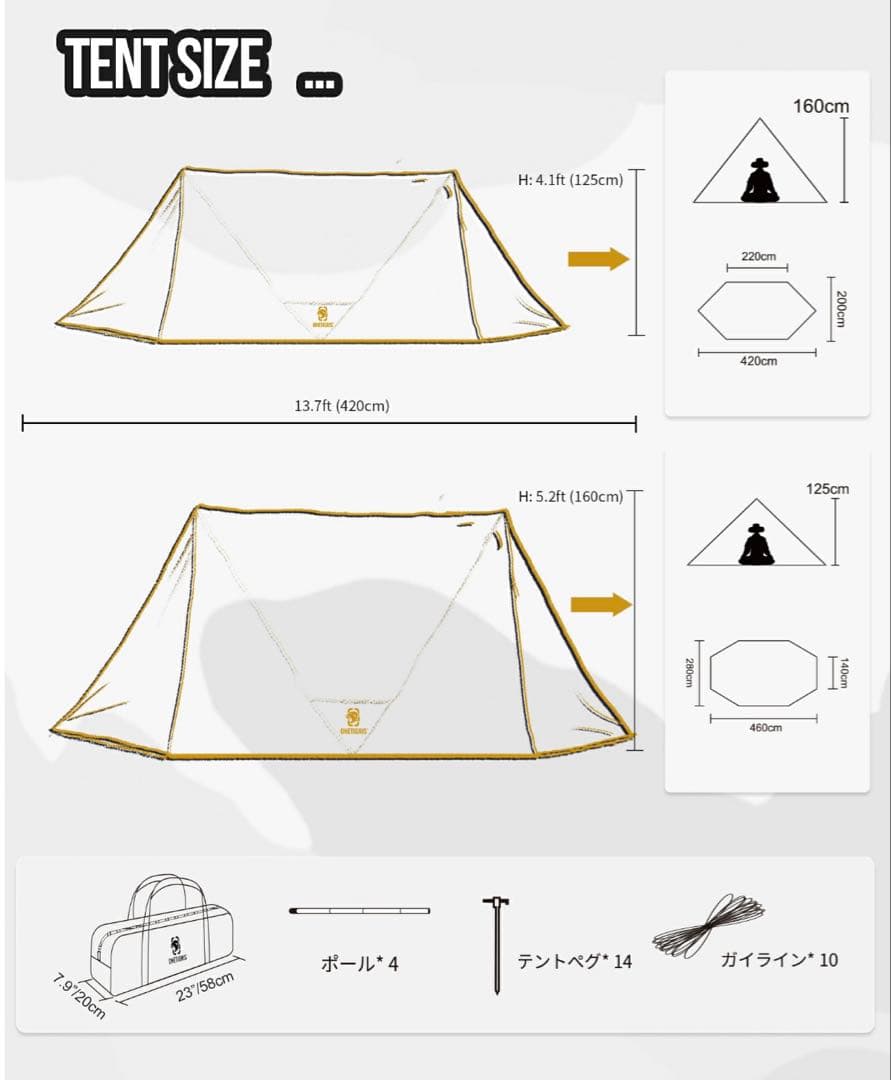 【中古】onetigris roc shield ×TC前幕セット