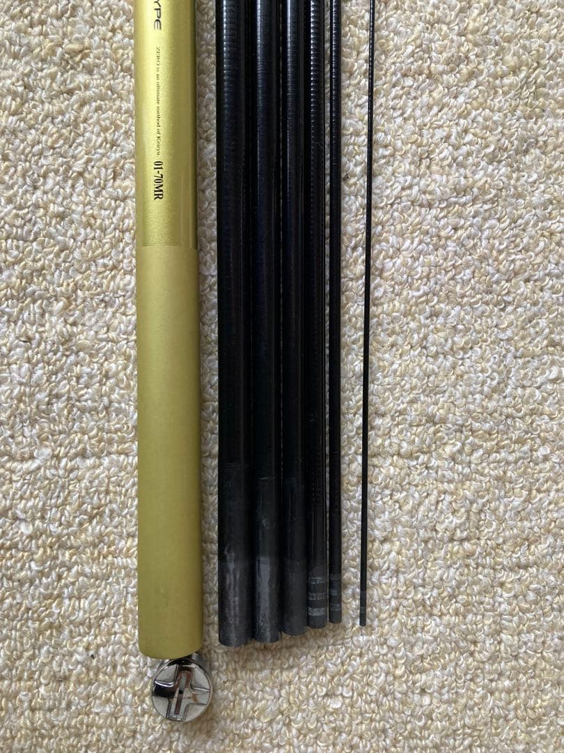 の*ま様 ダイワ トライアンゼロ センシティブ01-70MR 美品 本流、渓流用