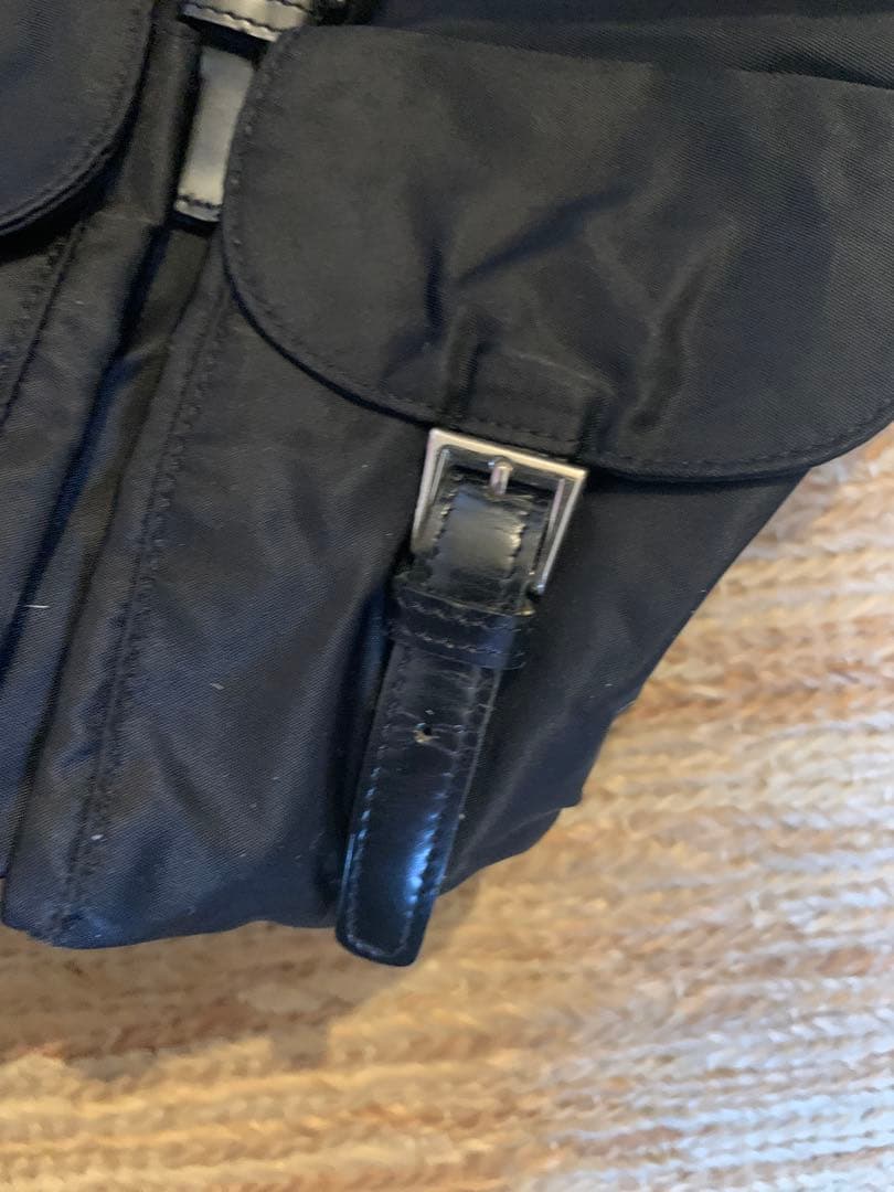 PRADA ブラック ナイロンミニリュックバックパック