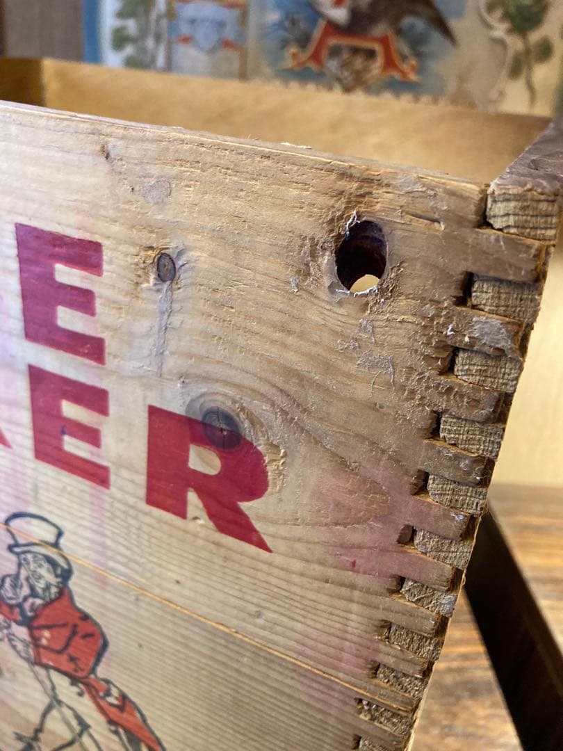 ジョニーウォーカー ウイスキー ヴィンテージ 木箱 英国 イギリス 昭和 レトロ