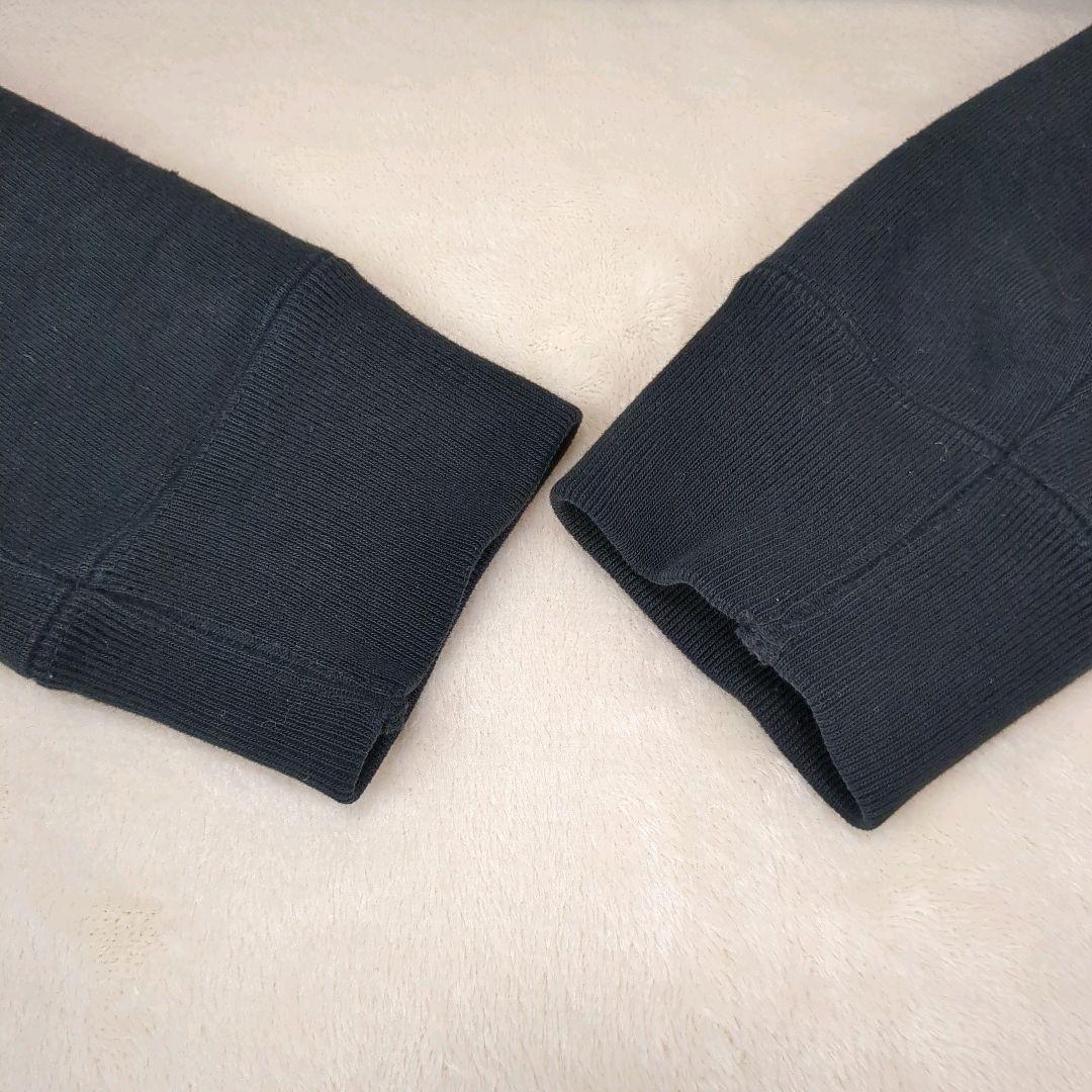 ワコマリア ワンポイント スウェット バックプリント ブラック Sサイズ