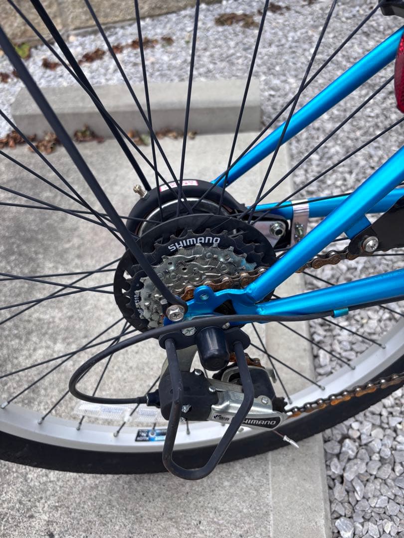 DRIDE 青色 24インチ 子供用自転車