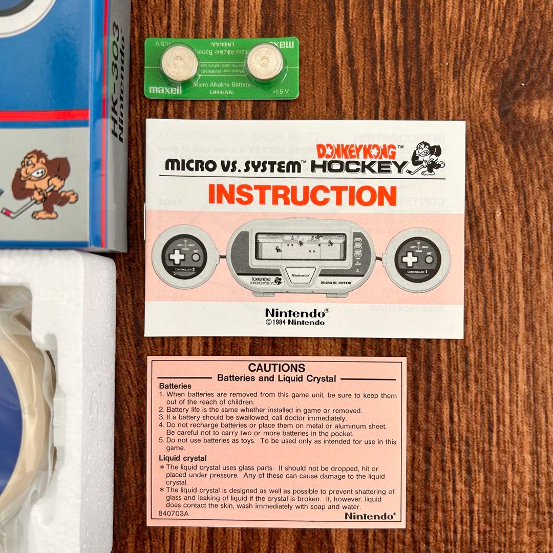 新品 ドンキーコングホッケー ゲームウォッチ ニンテンドー 海外版 レトロ