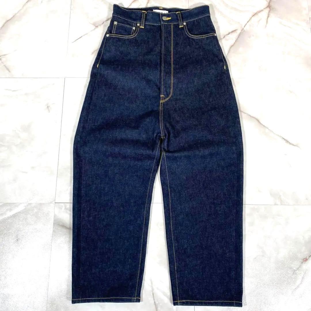 美品 キディル ワイドサルエルデニムパンツ インディゴ 42 - メルカリ