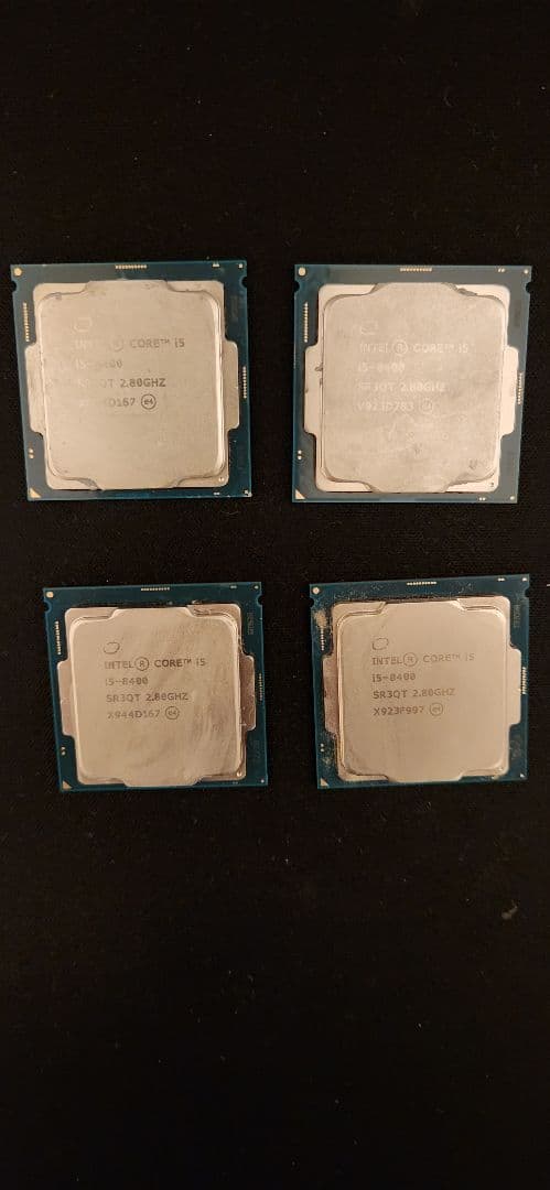 Intel Core i5 8400 CPU 4個セット