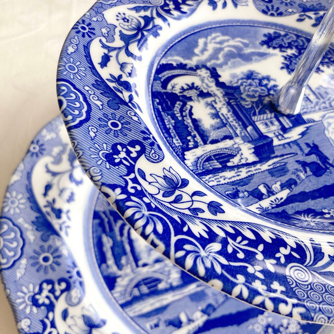 美品】スポード Spode ケーキスタンド アフタヌーンティー 英国製 希少