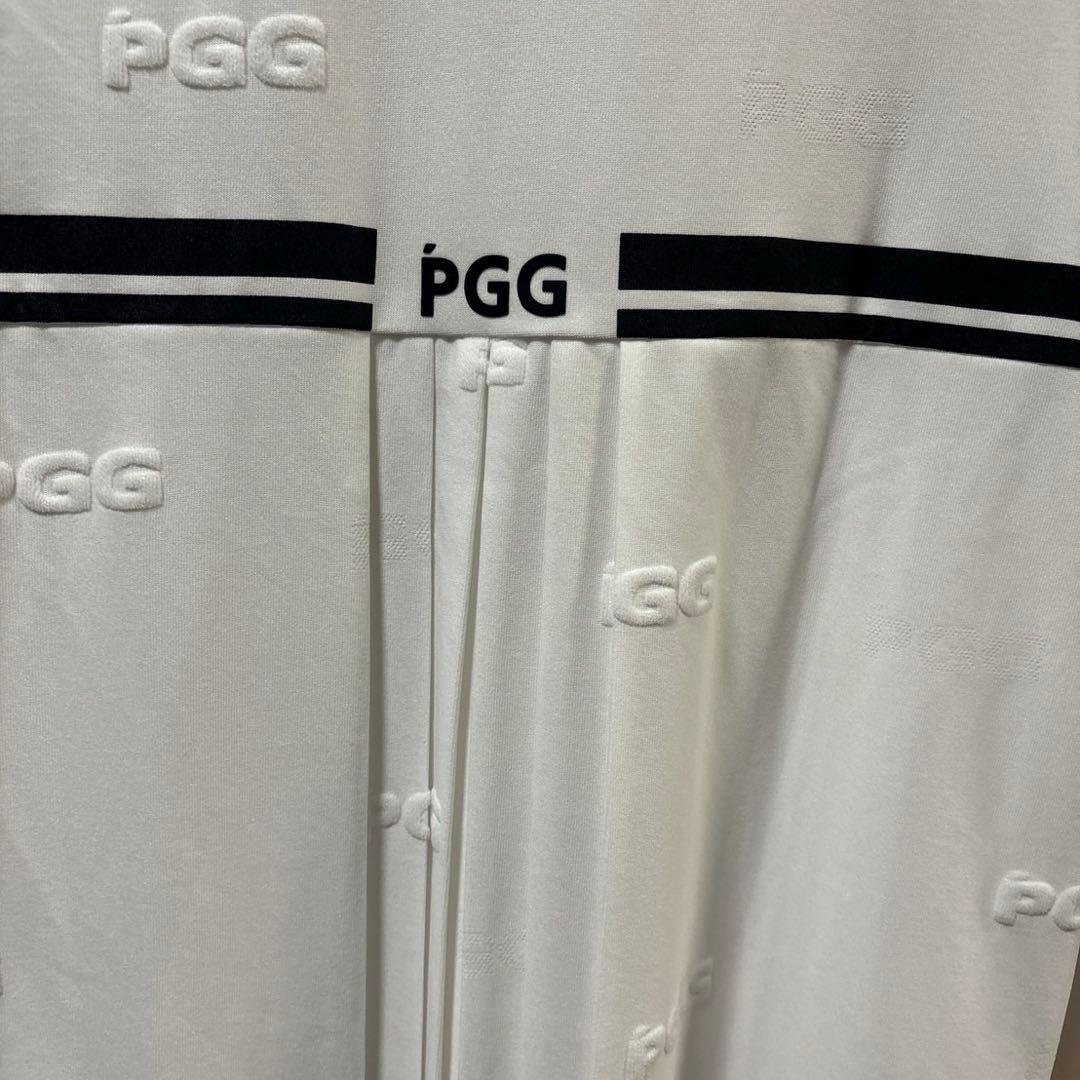 パーリーゲイツ　PGG パイルメッシュ　ホワイトワンピースサイズ0