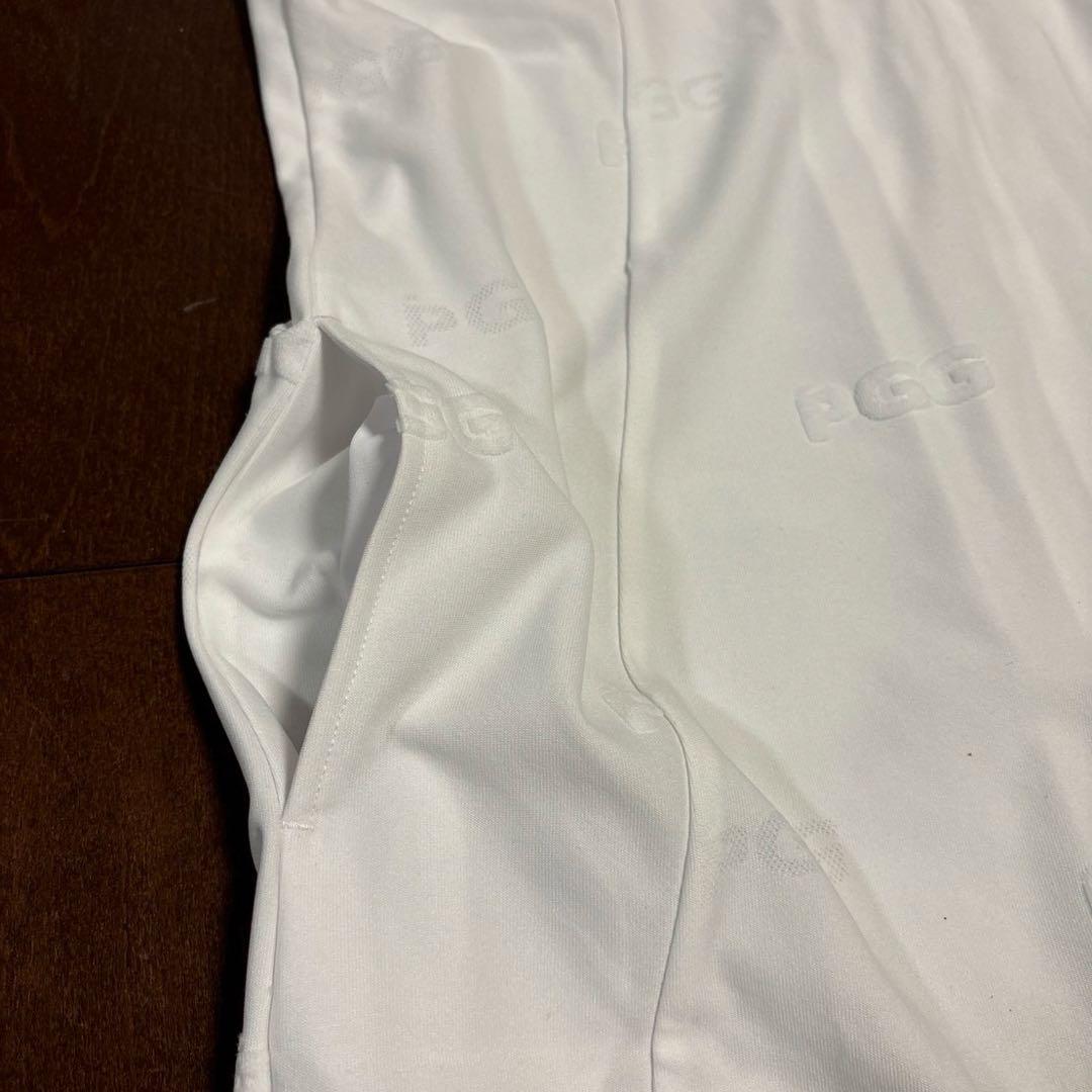 パーリーゲイツ　PGG パイルメッシュ　ホワイトワンピースサイズ0