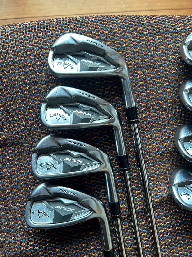 キャロウェイ　APEX2019アイアン8本セット　ゼロス8 S純正グリップ