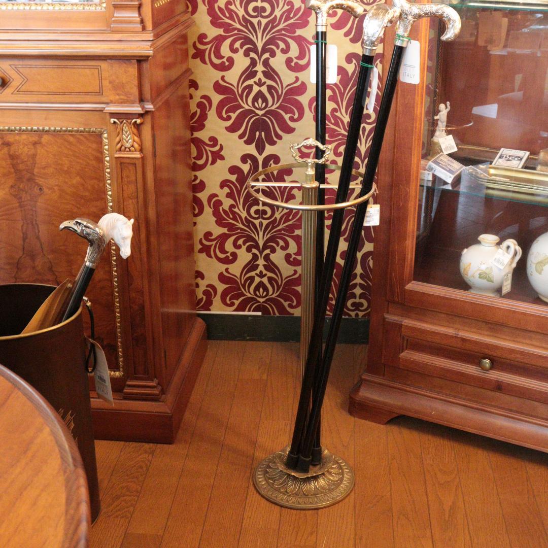 傘立て 真鍮 イタリア ゴールド ヴィンテージ アンブレラスタンド