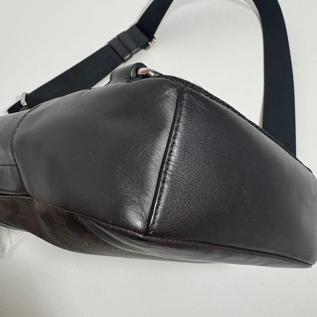 COACH コーチ ボディバッグ シグネチャー ブラック F54787