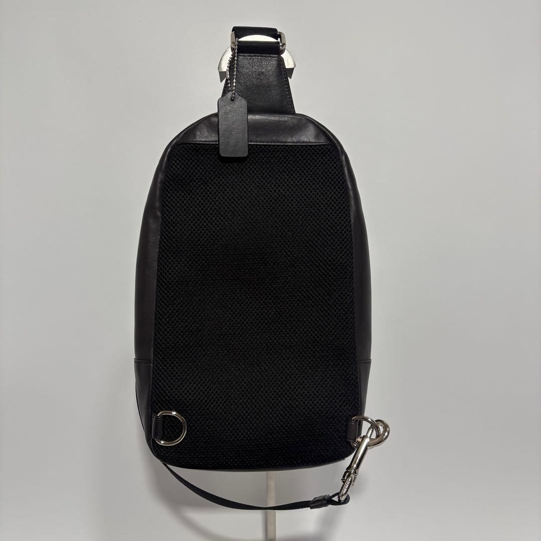 COACH コーチ ボディバッグ シグネチャー ブラック F54787