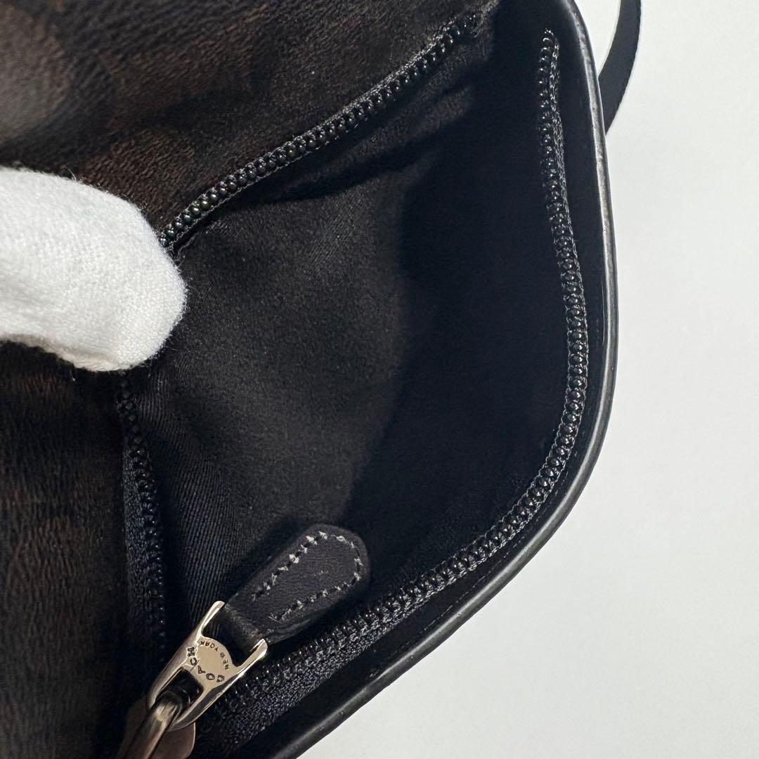 COACH コーチ ボディバッグ シグネチャー ブラック F54787