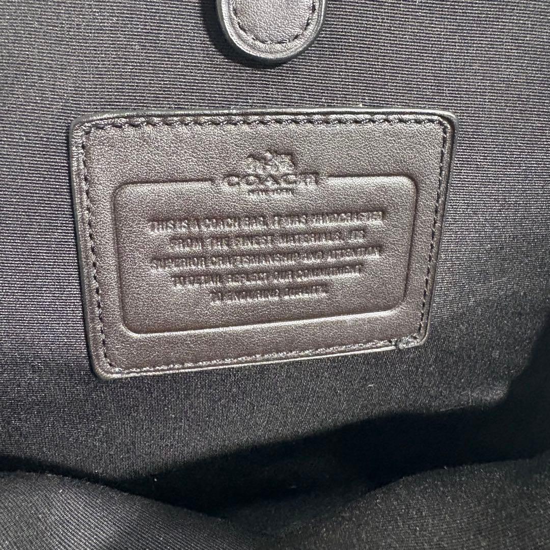 COACH コーチ ボディバッグ シグネチャー ブラック F54787