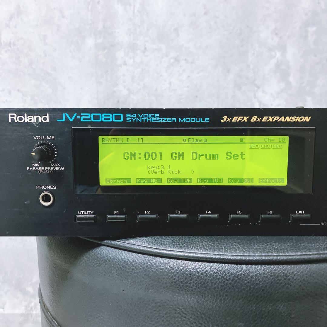 【希少】ローランド 音源モジュール JV-2080 内蔵電池交換済み
