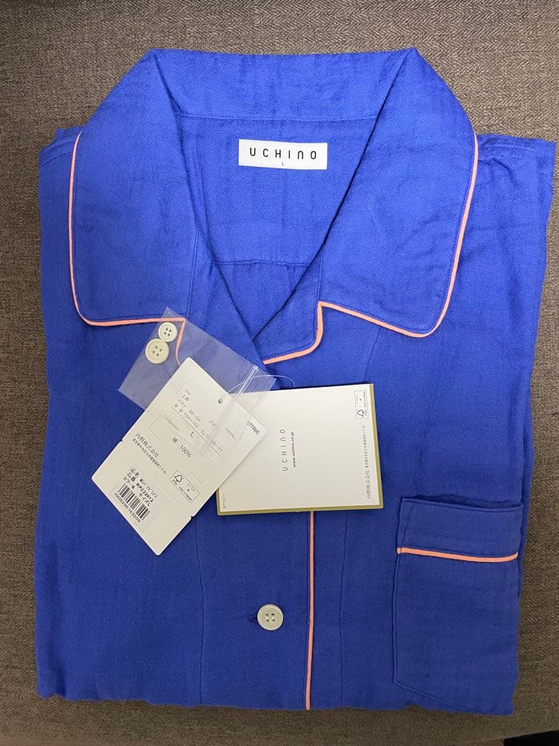 マシュマロガーゼパイピングレディースパジャマ