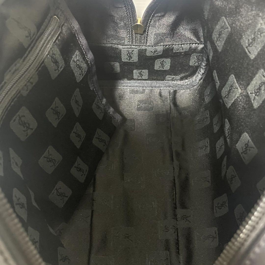 YSL サンローラン ミニボストン カサンドラ エンボス ヴィンテージ