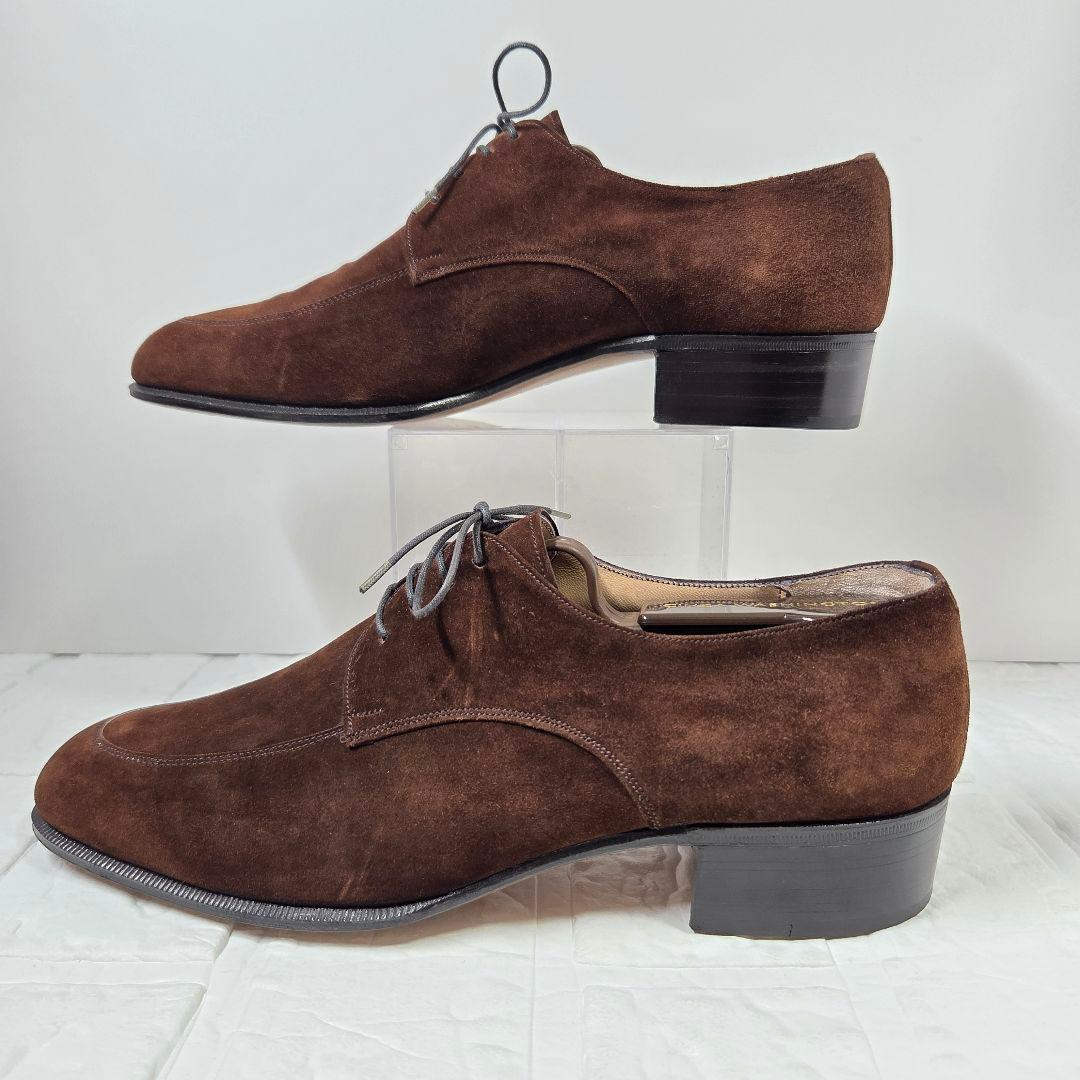 【極美品 キーパー付】FERRAGAMO Uチップ 6.5E(24.5cm)