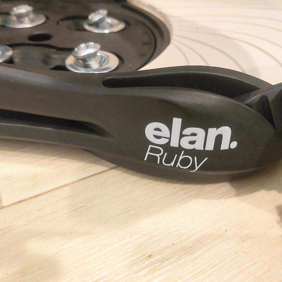 エラン elan ルビー RUBY バイン レディース 黒 S 22-23