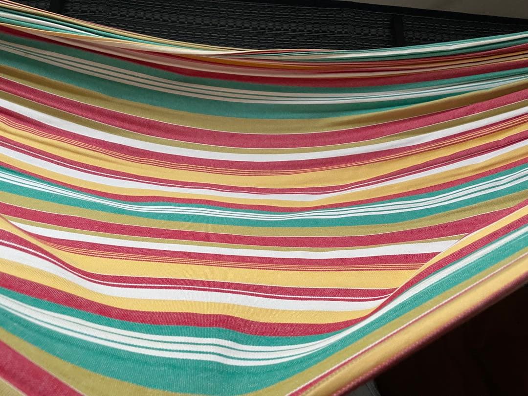 室内のみ使用 VIVERE ストライプハンモック 100%コットン ビブレ