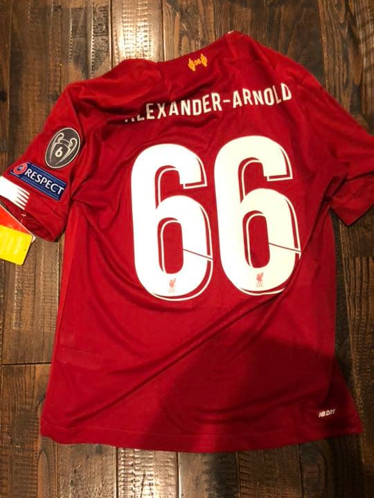 リバプールFC 19/20 CL仕様ユニフォーム M(インターナショナルS)