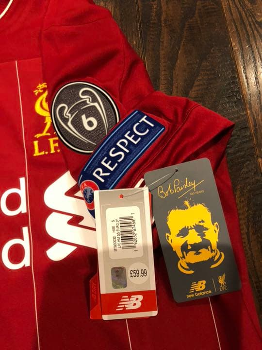 リバプールFC 19/20 CL仕様ユニフォーム M(インターナショナルS)