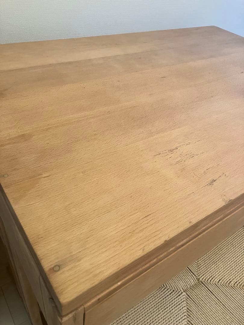 木製デスク 引き出し付き古家具ヴィンテージ　アンティークテーブル勉強机文卓骨董