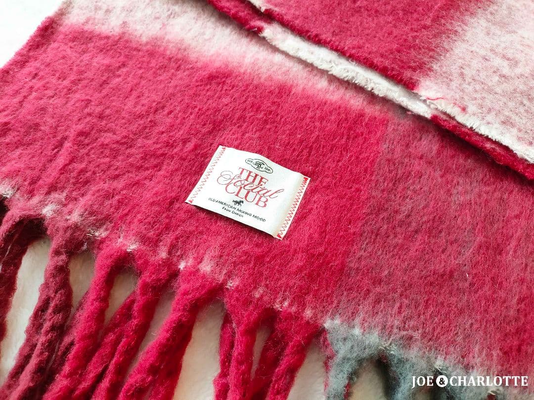 ダーリッチ darich チェックボリュームマフラー 名古屋6周年限定