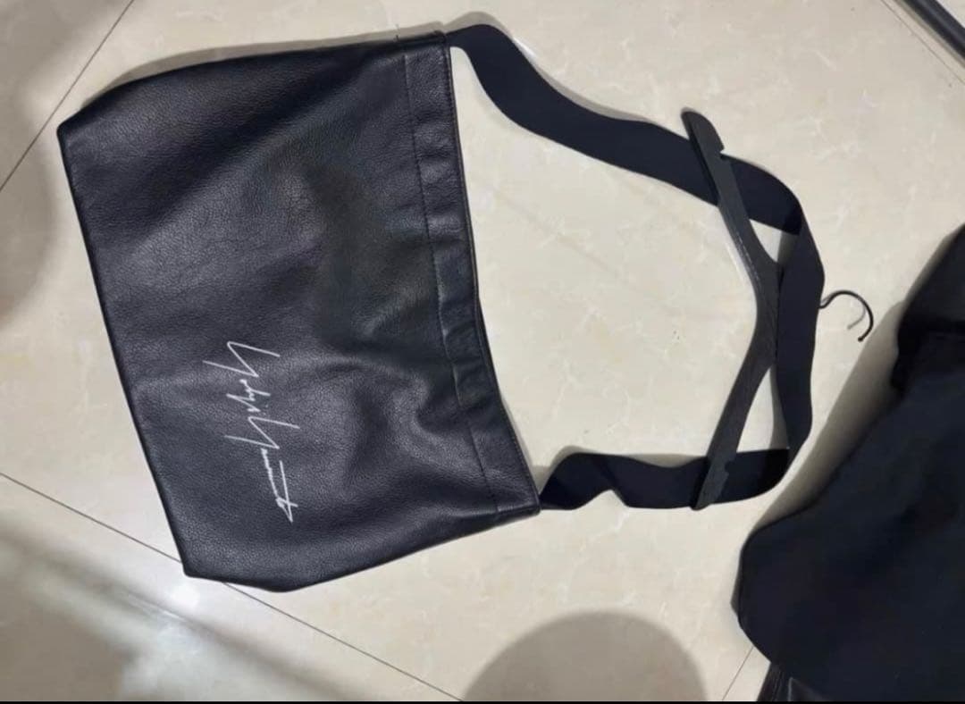 ヨウジヤマモト NOVELTY LEATHER ショルダーバッグ レザー