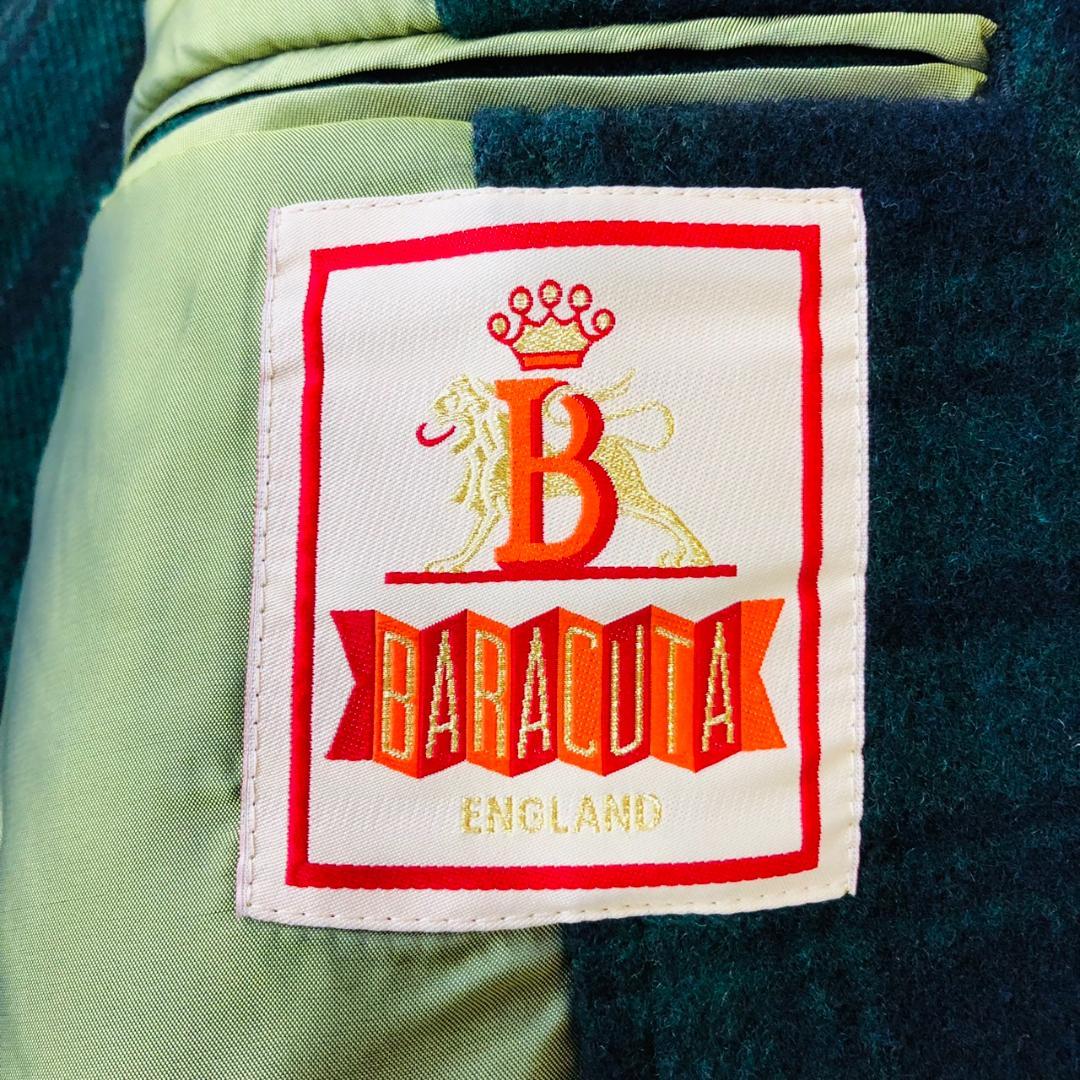 希少】BARACUTA☆テーラードジャケット ブラックウォッチ くるみボタン