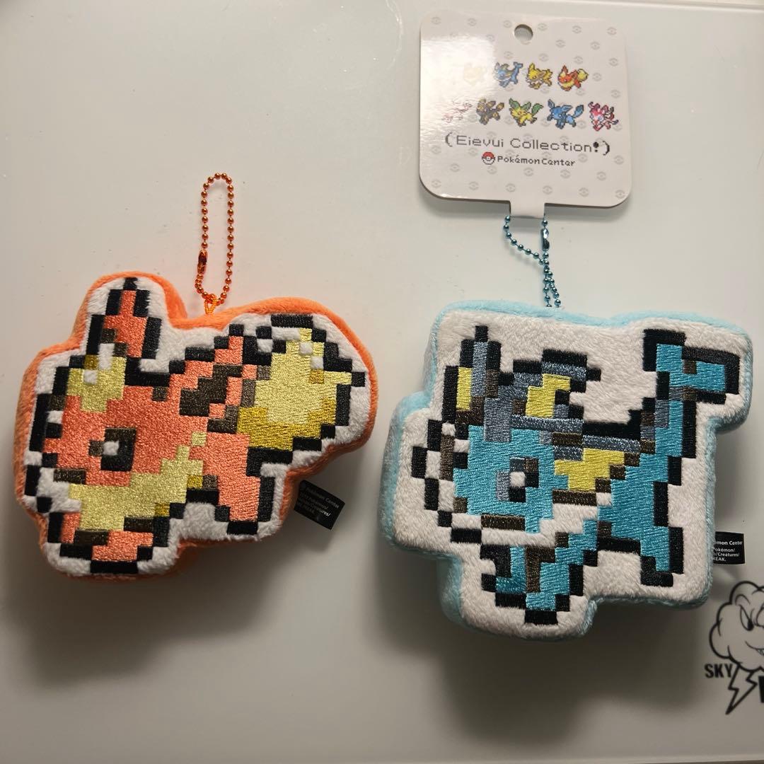 ポケットモンスター イーブイコレクション ドット絵キーホルダー