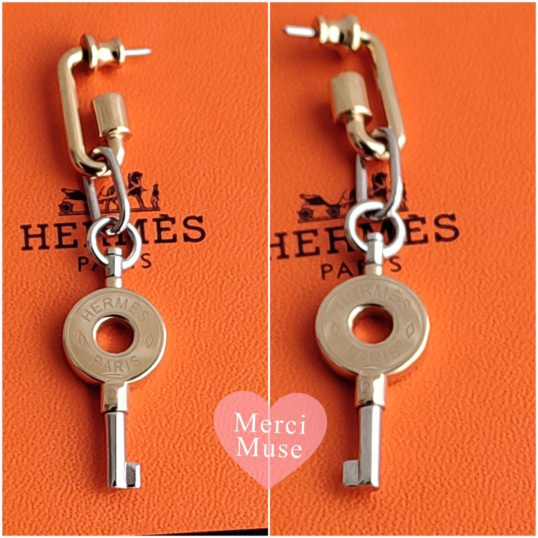 ❤お得なお品❤キュリオジテ片耳ピアス ネックレスやイヤリングとしても エルメス