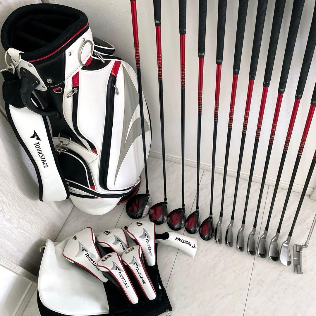 超美品　完売　ツアーステージ　ゴルフクラブ　本格フルセット　V773 優しい