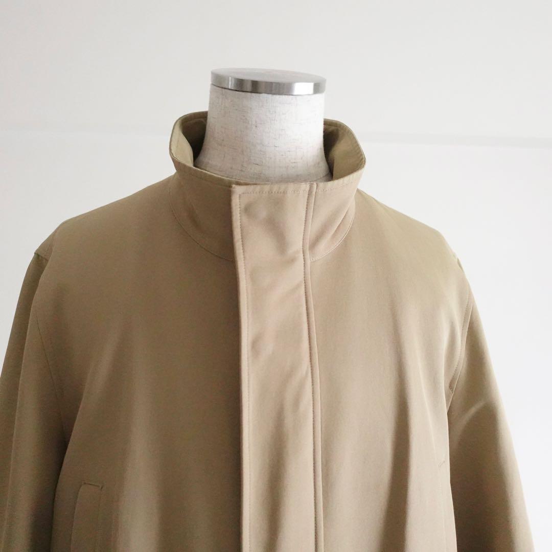 1990s allegri コットンナイロン スタンドカラーコート イタリア製